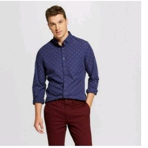 Men's longs sleeve botton down shirt